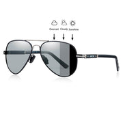 BARCUR Photochromic Polarized Sun glasses for Men Sunglasses Fishing Hiking Eyewear Oculos Gafas De Sol