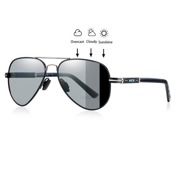 BARCUR Photochromic Polarized Sun glasses for Men Sunglasses Fishing Hiking Eyewear Oculos Gafas De Sol