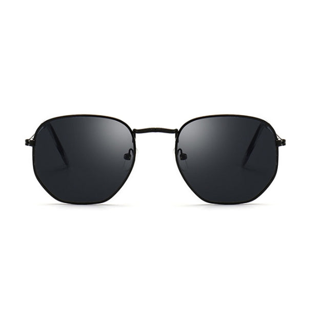 Fashion Polygon Sunglasses Woman/Man Brand Designer Sunglasses Female Candy Color Alloy Mirror Street Beat Oculos De Sol