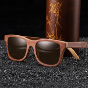 GM Wood Women Sunglasses Men High Grade Brand Carved Design Brown Bamboo Frame Polarized Sunglasses Skateboard Wood  Eyeglasses