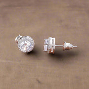 Luxury CZ Stud Earrings For Women Romantic Elegant for Daily Use.