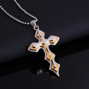 Brand New Fashion Black Rectangle Pendant Necklace Men Trendy Simple Stainless Steel Chain Jewelry