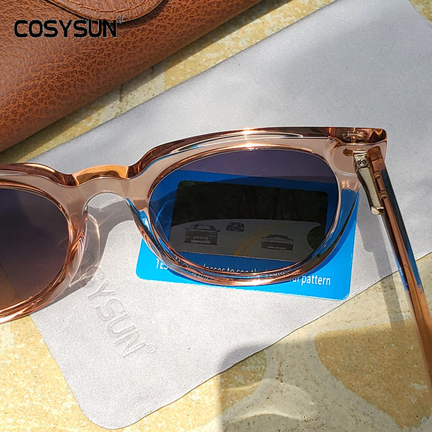 Brand Designer Women Sunglasses TR90 polarized driving Square  UV400