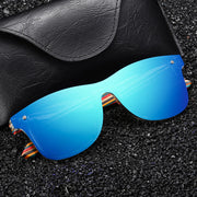 GM Color Skateboard Wooden Sunglasses Women Polarized Fashion Sun Glasses Original Wood Oculos de sol masculino