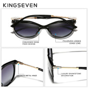 Polarized Women's Sunglasses Gradient Lens Luxury Sun glasses Brand Lentes de sol Mujer