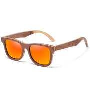 GM Wood Women Sunglasses Men High Grade Brand Carved Design Brown Bamboo Frame Polarized Sunglasses Skateboard Wood  Eyeglasses