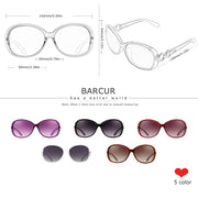 BARCUR New Polarized Sunglasses Women Brand Designer Female Sunglass Vintage Sun Glasses gafas oculos de sol masculino