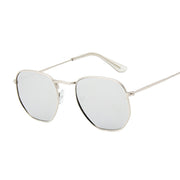Fashion Polygon Sunglasses Woman/Man Brand Designer Sunglasses Female Candy Color Alloy Mirror Street Beat Oculos De Sol