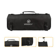 Portable Knife Roll Bag Oxford Multiple Pockets Kitchen Utensils Chef Storage Bag Camping Trip Carry Case Bag