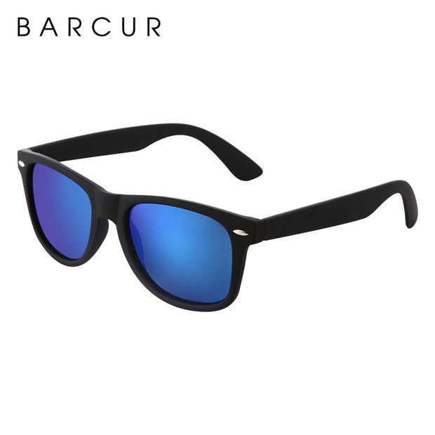 BARCUR Retro Glasses Men Sunglasses Vintage Fashion Classic Brand Glasses Women Sunglasses Unisex UV400 Oculos de sol