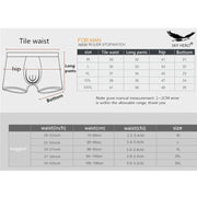 4 unids/lote Boxers largos ropa interior para hombre calzoncillos pantalones cortos Slip
