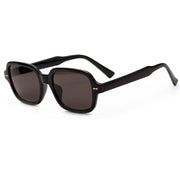 OEC CPO Fashion Unisex Square Sunglasses Men Women Fashion Small Frame Yellow Sunglasses Female Retro Rivet Glasses UV400 O403