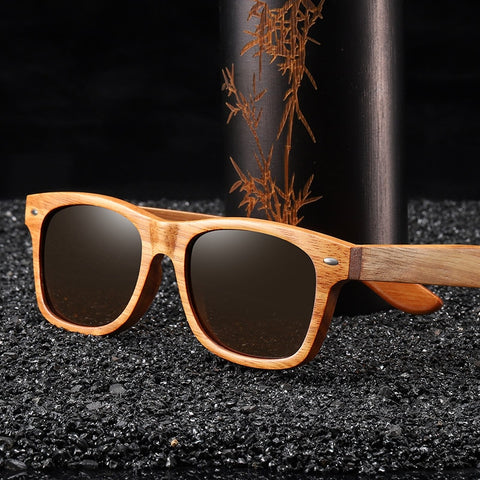GM Natural Wood Sunglasses Polarized Wooden Sunglasses UV400 Sunglasses Bamboo Wooden Sunglasses Brand With Wooden Box S8171