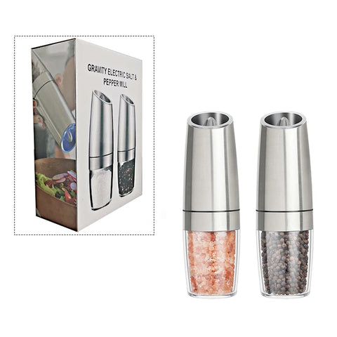 Electric Salt and Pepper Grinder Spice Mill Kitchen Accessories 1PC/2PCS