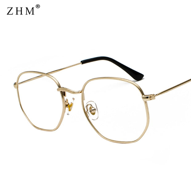 Sunglasses Men Square Metal Frame Pilot Mirror Women Luxury Eyewear