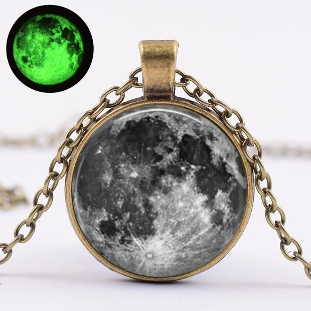 Birth Moon Bracelet Glow In The Dark Moon Phase  Chain Bracelet Glowing Birthday Moon Jewelry Lunar Phase Bracelets Charm Jewelr