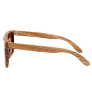 New Zebra Wood Polarizing Sunglasses Simple Square Sunglasses for Men and Women Universal Fashion Frame Glasses TAC Lens UV400