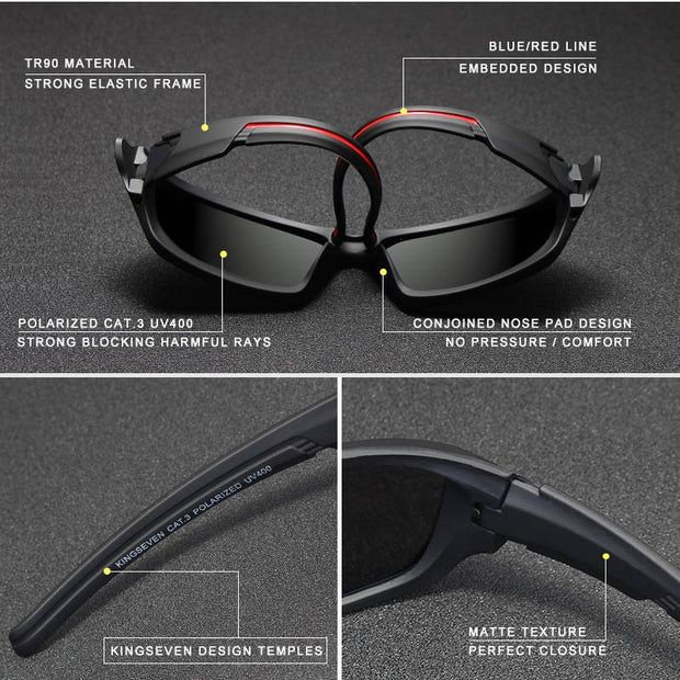 KINGSEVEN Men Luxury Brand Designer Polarized Driving UV400