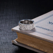New Brand Silver/Gold Color Stainless Steel 5 Rows CZ Stone Fashion Engagement Wedding Ring for Woman