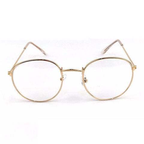 Round Sunglasses Woman Brand Designer Alloy Mirror Ray