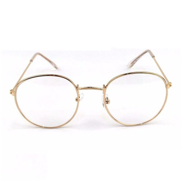 Round Sunglasses Woman Brand Designer Alloy Mirror Ray