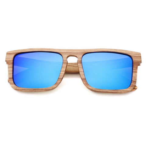 New Zebra Wood Polarizing Sunglasses Simple Square Sunglasses for Men and Women Universal Fashion Frame Glasses TAC Lens UV400