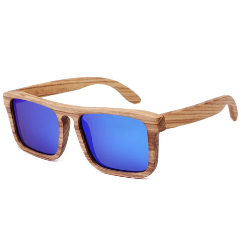 New Zebra Wood Polarizing Sunglasses Simple Square Sunglasses for Men and Women Universal Fashion Frame Glasses TAC Lens UV400