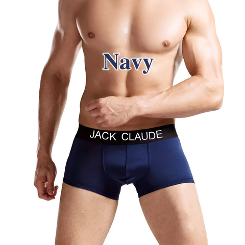 10 Uds. Ropa interior para hombre Jack Claude Boxers marca pantalones cortos Modal Sexy
