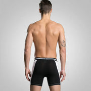 4 unids/lote Boxers largos ropa interior para hombre calzoncillos pantalones cortos Slip