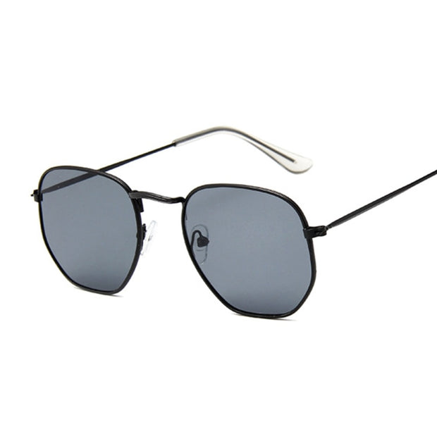 Fashion Polygon Sunglasses Woman/Man Brand Designer Sunglasses Female Candy Color Alloy Mirror Street Beat Oculos De Sol