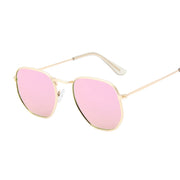 Fashion Polygon Sunglasses Woman/Man Brand Designer Sunglasses Female Candy Color Alloy Mirror Street Beat Oculos De Sol