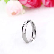 Kolmnsta Rose Gold Ring for Women 4mm Wedding Band for Female Titanium Unisex Classic Ring Men 5 Colors Provide Size 3.5-14.5