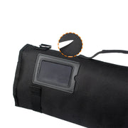 Portable Knife Roll Bag Oxford Multiple Pockets Kitchen Utensils Chef Storage Bag Camping Trip Carry Case Bag