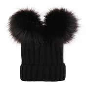 Mother Kids Winter Hats for Baby Girl Boy Bobble Hat Kids Cap for Children Pompom Baby Beanie Infant Bonnet Accessories 0-3Y