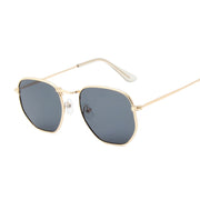 Fashion Polygon Sunglasses Woman/Man Brand Designer Sunglasses Female Candy Color Alloy Mirror Street Beat Oculos De Sol