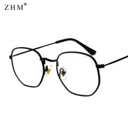 Sunglasses Men Square Metal Frame Pilot Mirror Women Luxury Eyewear