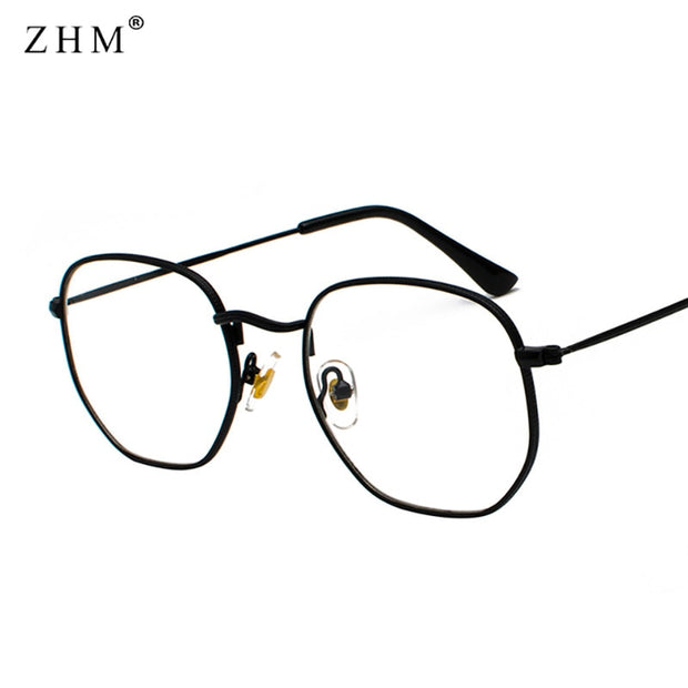 Sunglasses Men Square Metal Frame Pilot Mirror Women Luxury Eyewear