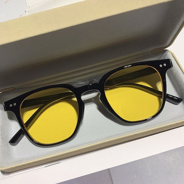 Fashion Vintage Square Sunglasses Women Oversized Sunglass Man Black Glasses UV400 Eyewear Brand Designer Shades Oculos De Sol