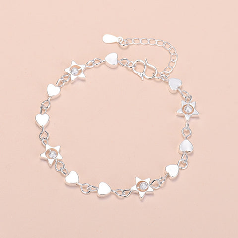 925 Sterling Silver Lucky Bead Charm Bracelet For Women Chain Round Bangles Fashion Luxury Quality Jewelry Christmas Accessories