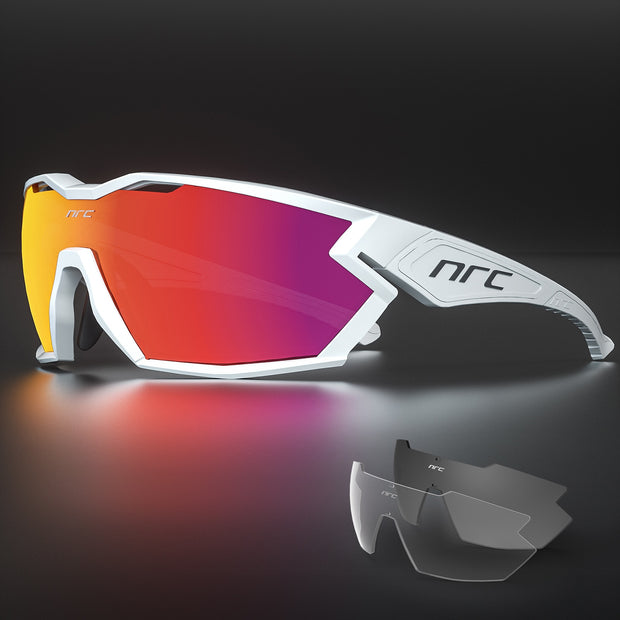 NRC P-Ride Photochromic Glasses man Mountain Bike Sport Cycling Sunglasses MTB