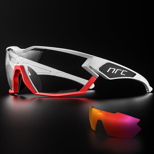 NRC P-Ride Photochromic Glasses man Mountain Bike Sport Cycling Sunglasses MTB