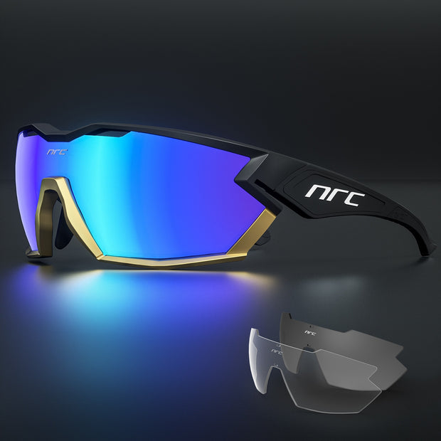 NRC P-Ride Photochromic Glasses man Mountain Bike Sport Cycling Sunglasses MTB