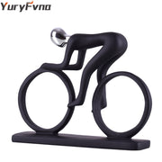 Bicycle Statue Cyclist Sculpture Modern Abstract Art Athlete Home Decor New Room Decoration