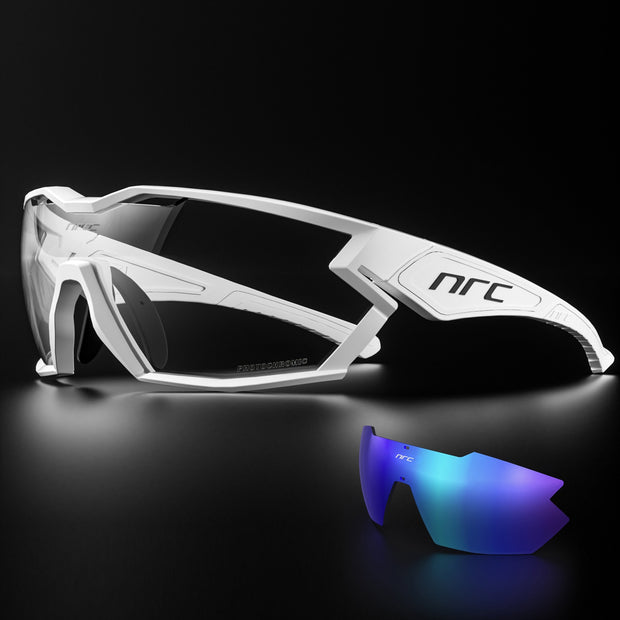 NRC P-Ride Photochromic Glasses man Mountain Bike Sport Cycling Sunglasses MTB