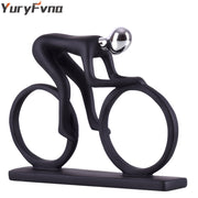 Bicycle Statue Cyclist Sculpture Modern Abstract Art Athlete Home Decor New Room Decoration