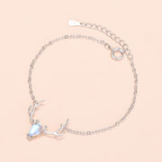 925 Sterling Silver Lucky Bead Charm Bracelet For Women Chain Round Bangles Fashion Luxury Quality Jewelry Christmas Accessories