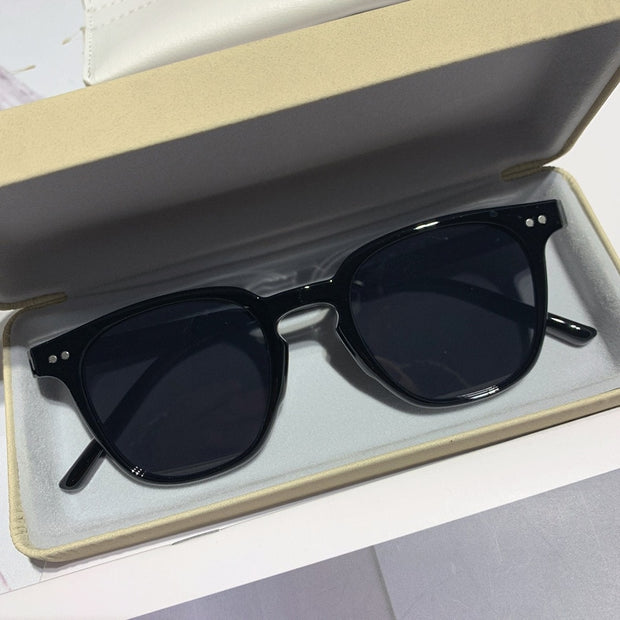 Fashion Vintage Square Sunglasses Women Oversized Sunglass Man Black Glasses UV400 Eyewear Brand Designer Shades Oculos De Sol