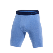 Bóxer de pierna larga para hombre, ropa interior para hombre, calzoncillos Erkek de algodón Natural, Boxer Sexy de marca superior, ropa interior suave