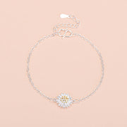 925 Sterling Silver Lucky Bead Charm Bracelet For Women Chain Round Bangles Fashion Luxury Quality Jewelry Christmas Accessories