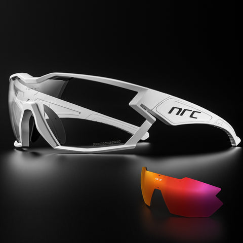 NRC P-Ride Photochromic Glasses man Mountain Bike Sport Cycling Sunglasses MTB